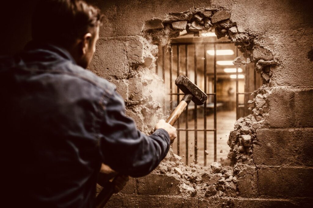 Illustration representing how to get someone out of Bexar County Jail after an arrest